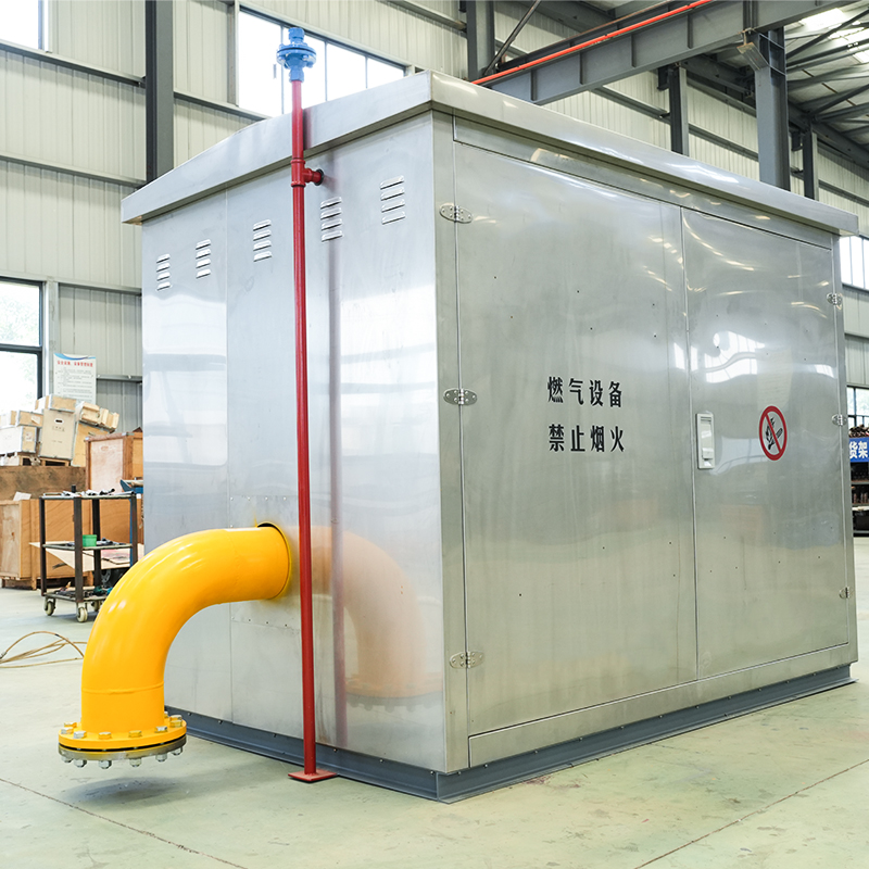 Armoire de régulation de pression de gaz en acier inoxydable, boîte de régulation de pression de gaz